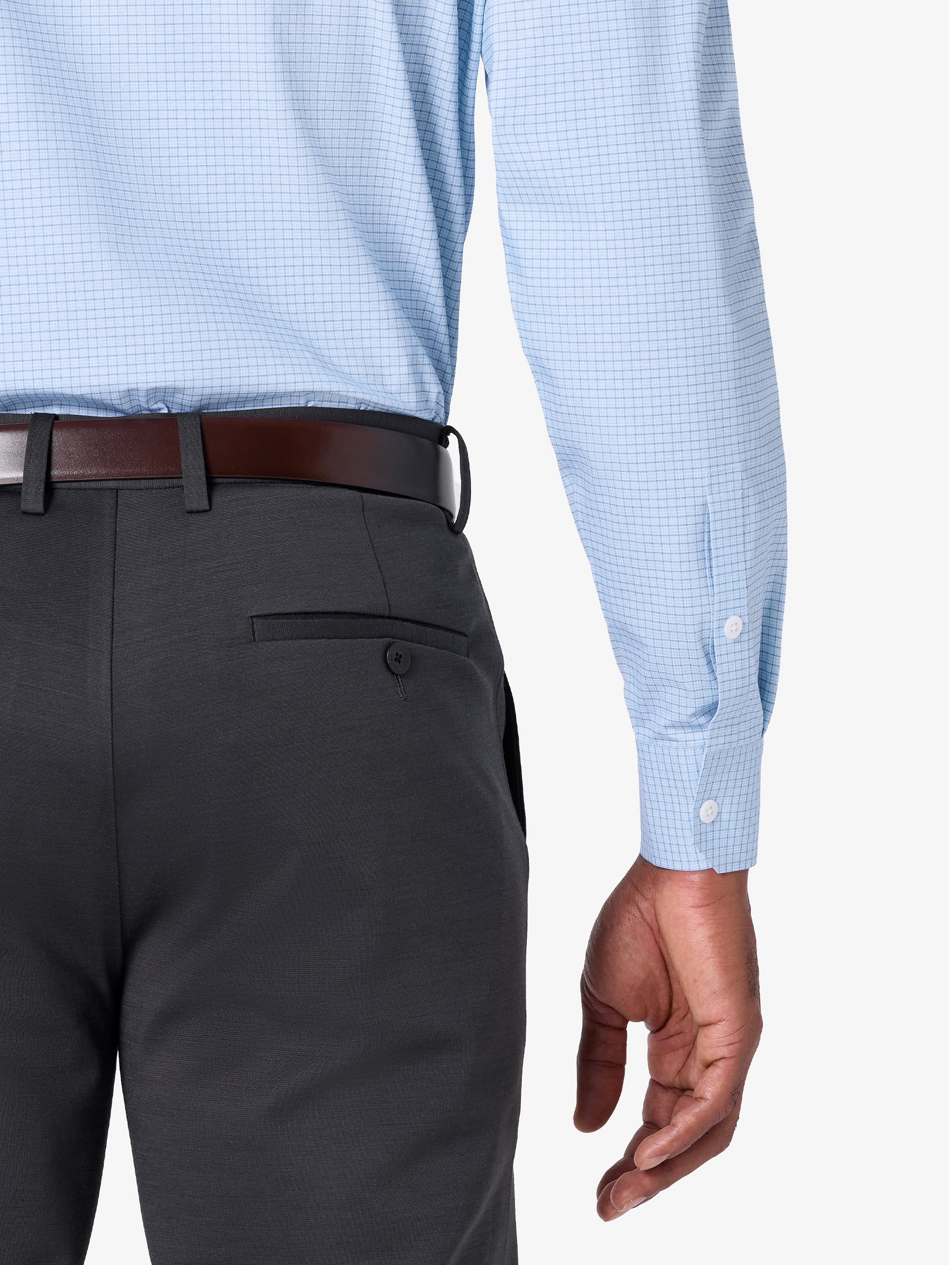 xShirt 5.0 - Light Blue Check - Image 4