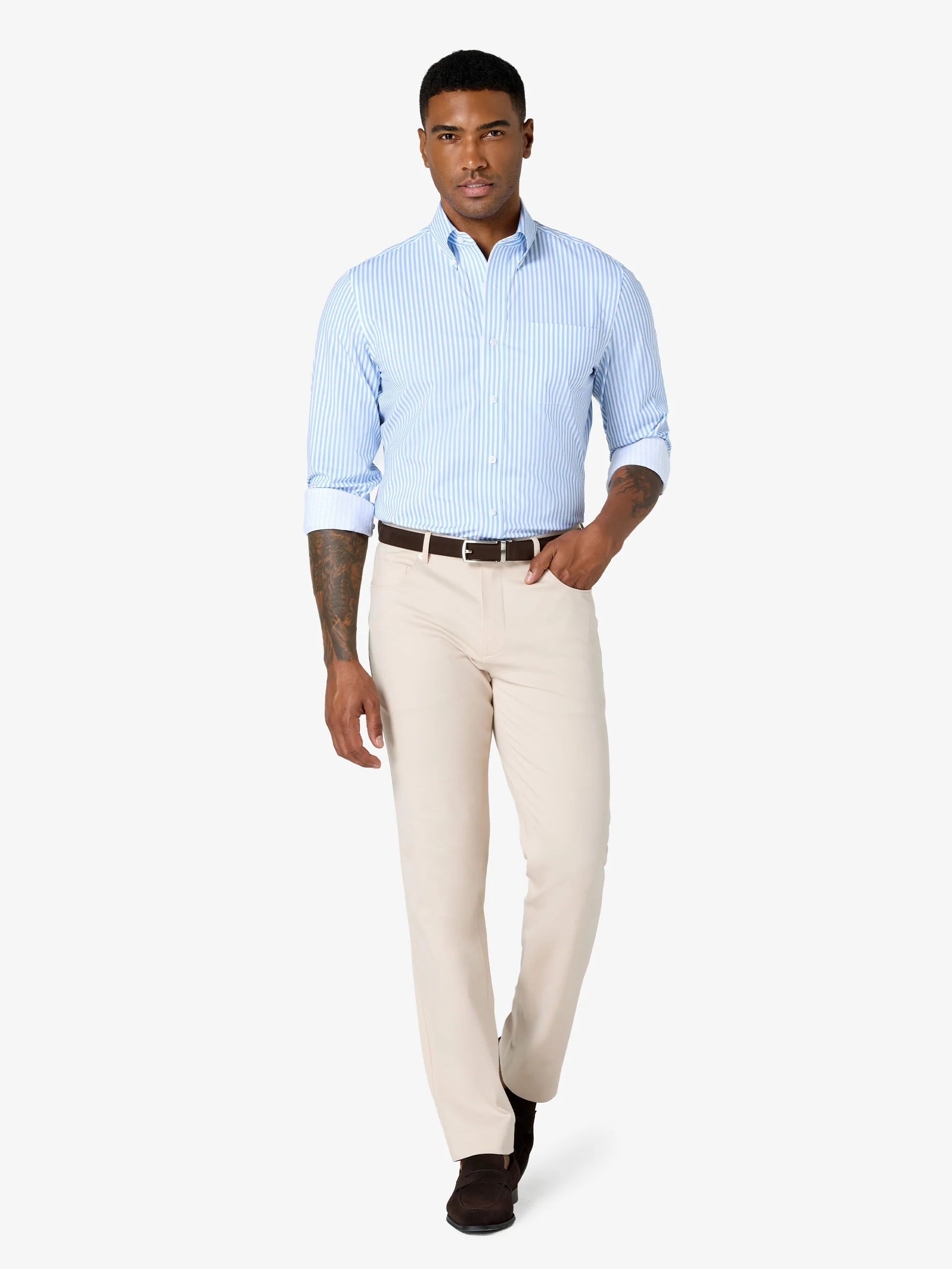 xShirt 5.0 Oxford - Light Blue Stripe - Image 6