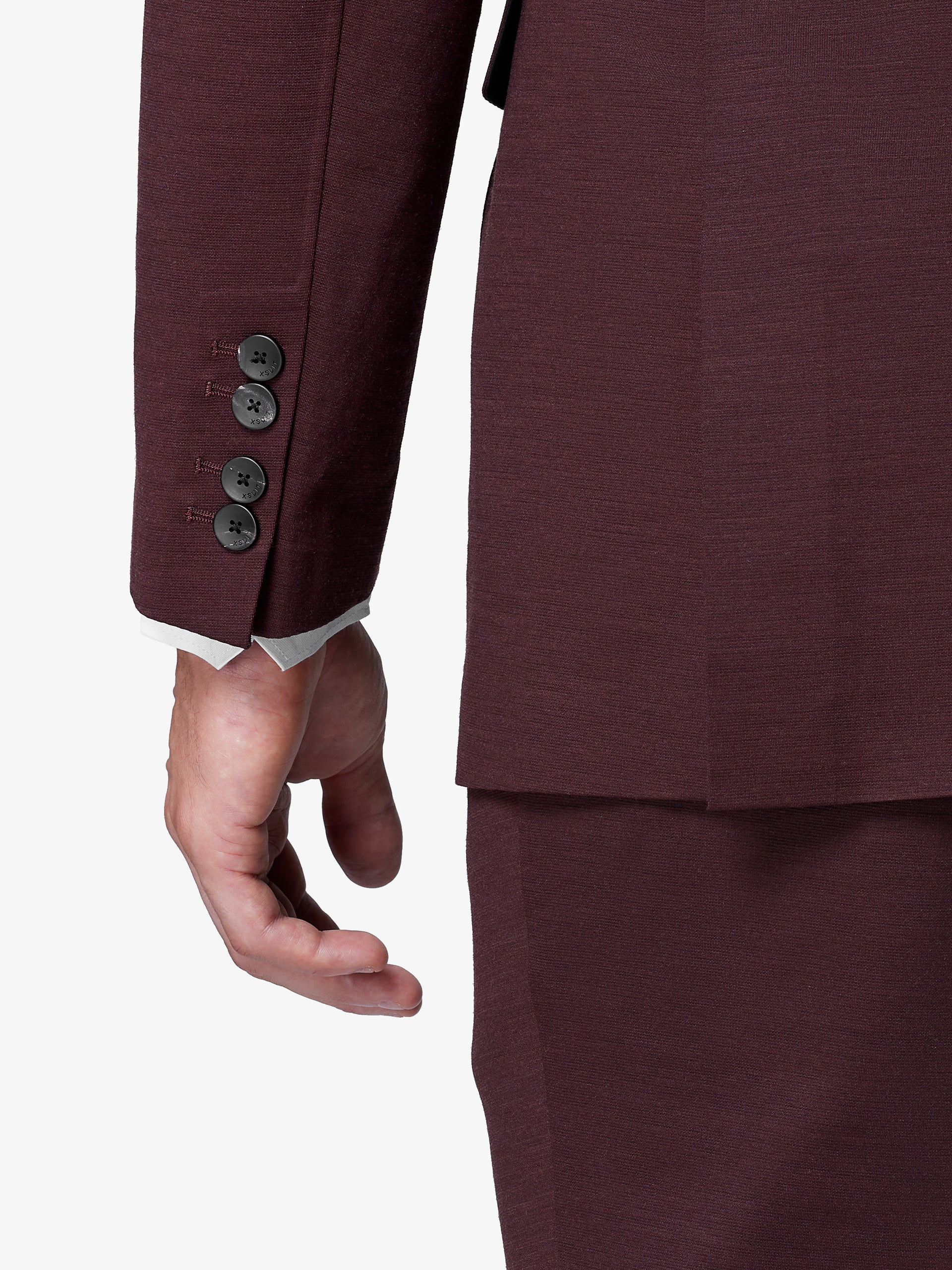 xSuit 5.0 Three-Piece - Burgundy - Image 5