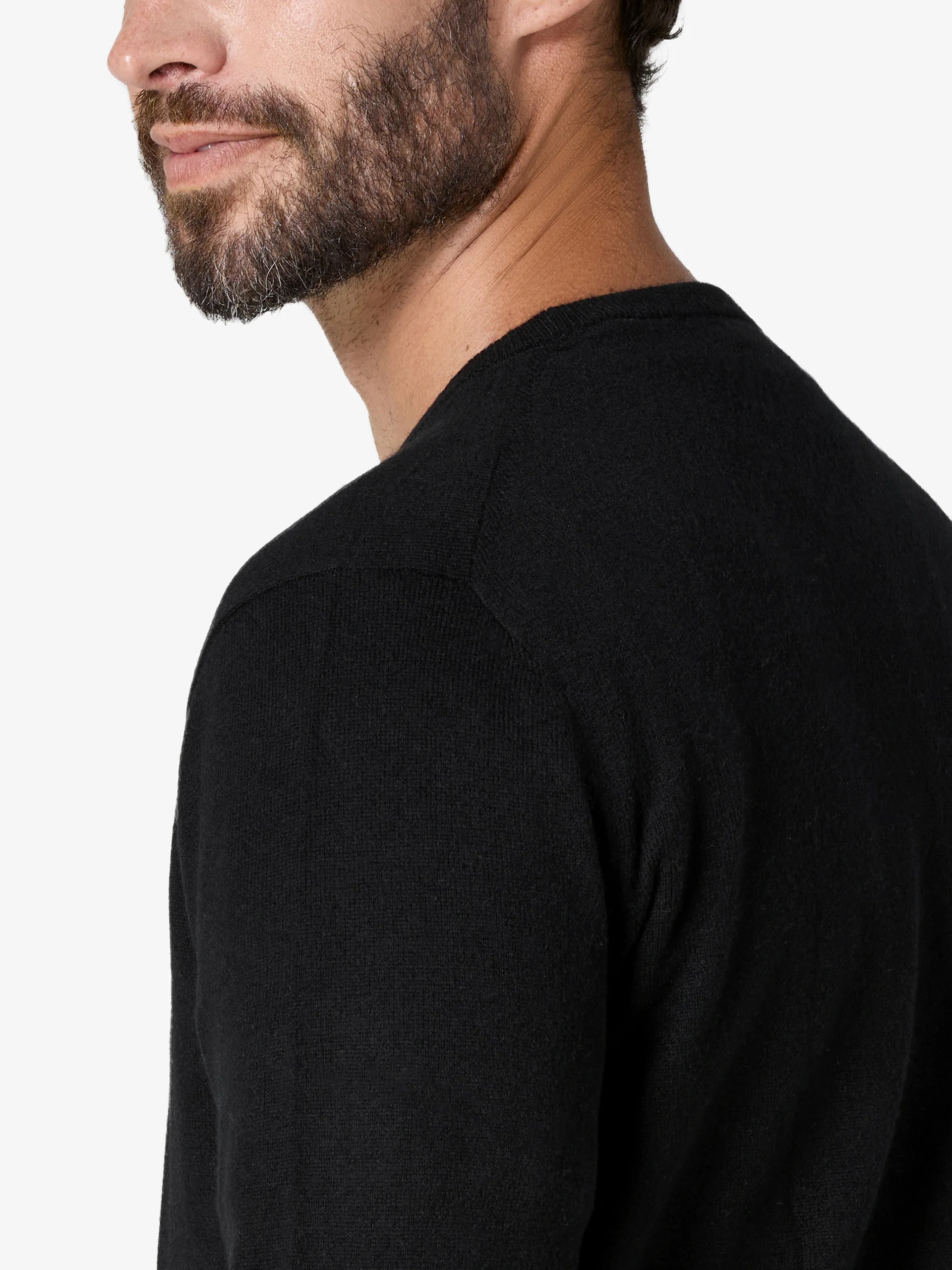 xSweater Cashmere Crewneck - Black - Image 4
