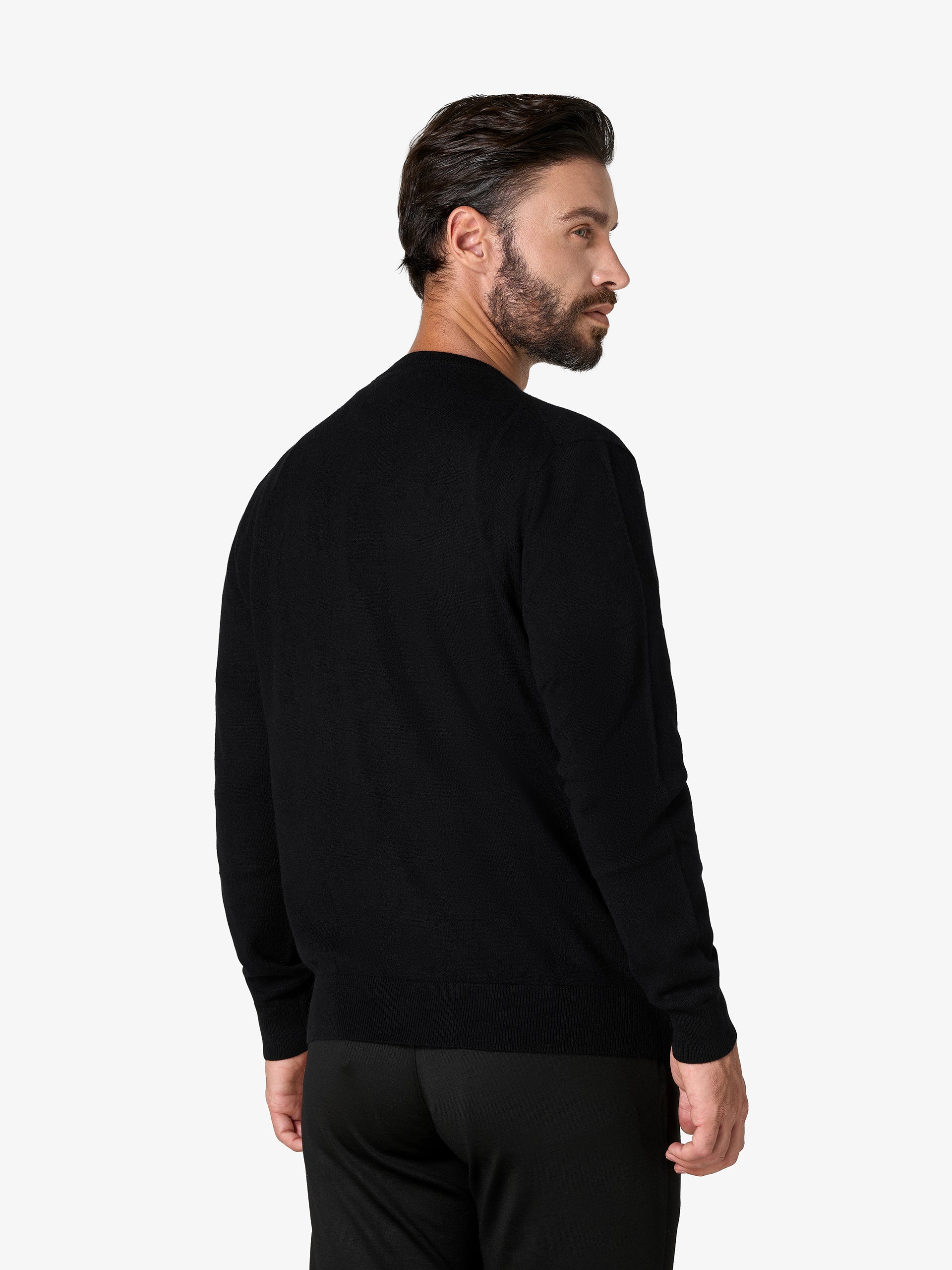 xSweater Cashmere Crewneck - Black - Image 5