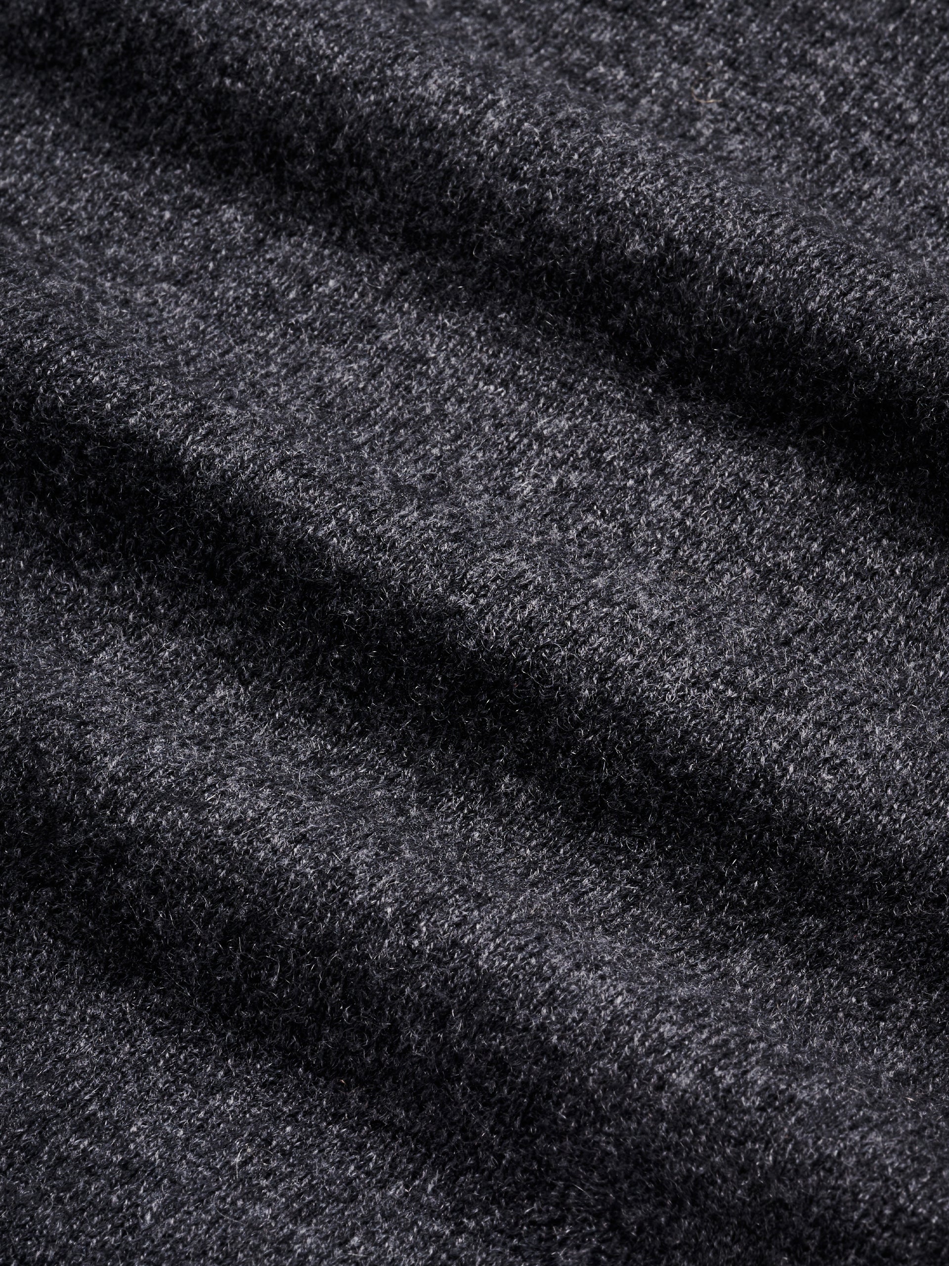 xSweater Cashmere Half-Zip - Dark Grey - Image 8