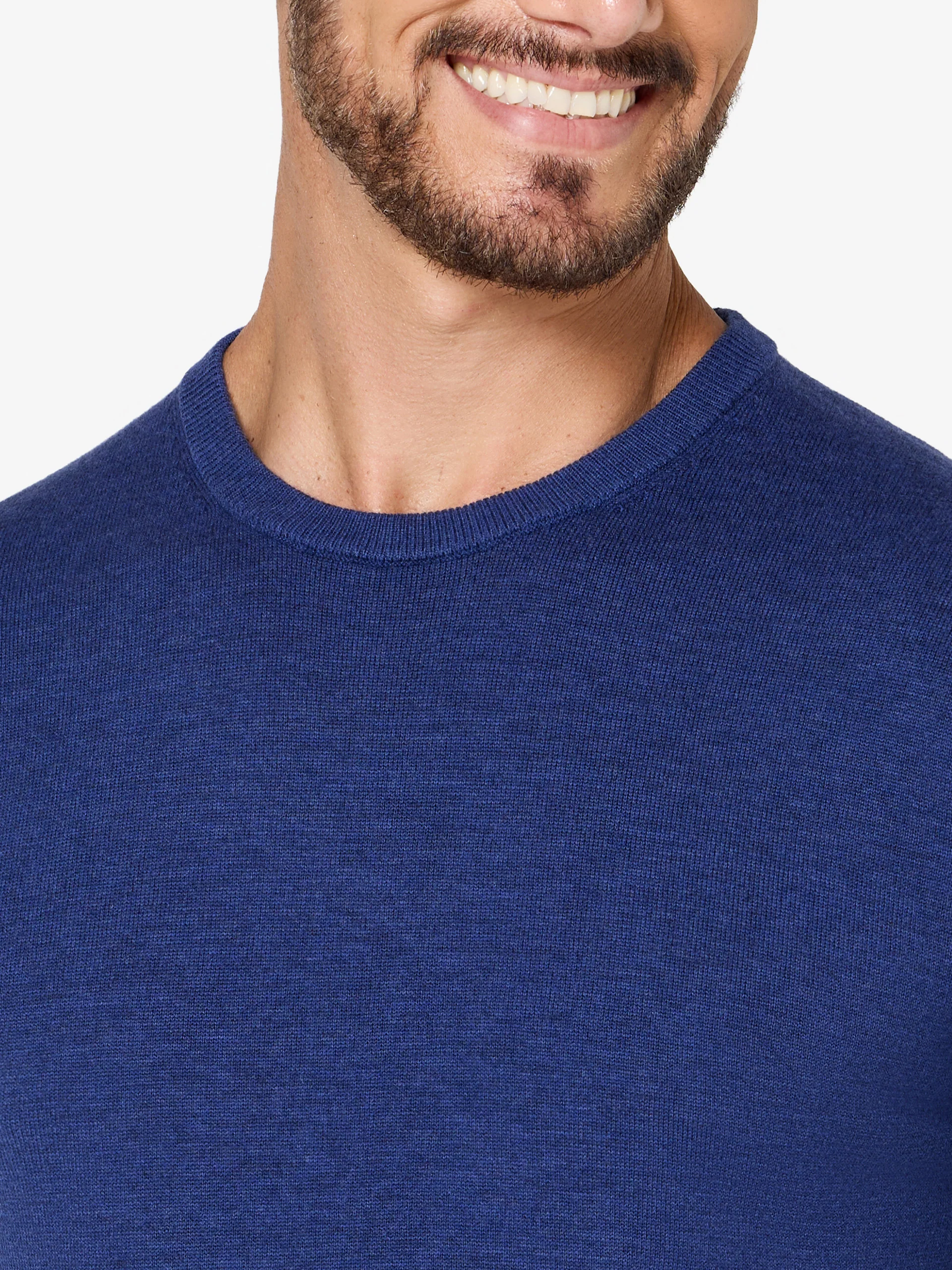 xSweater Merino Crewneck Midweight  - Blue - Image 3