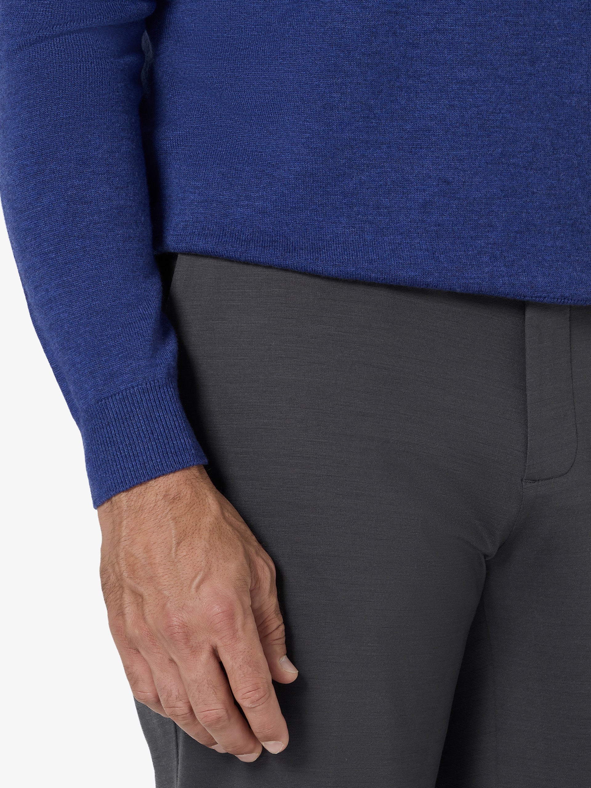 xSweater Merino Crewneck Midweight  - Blue - Image 4