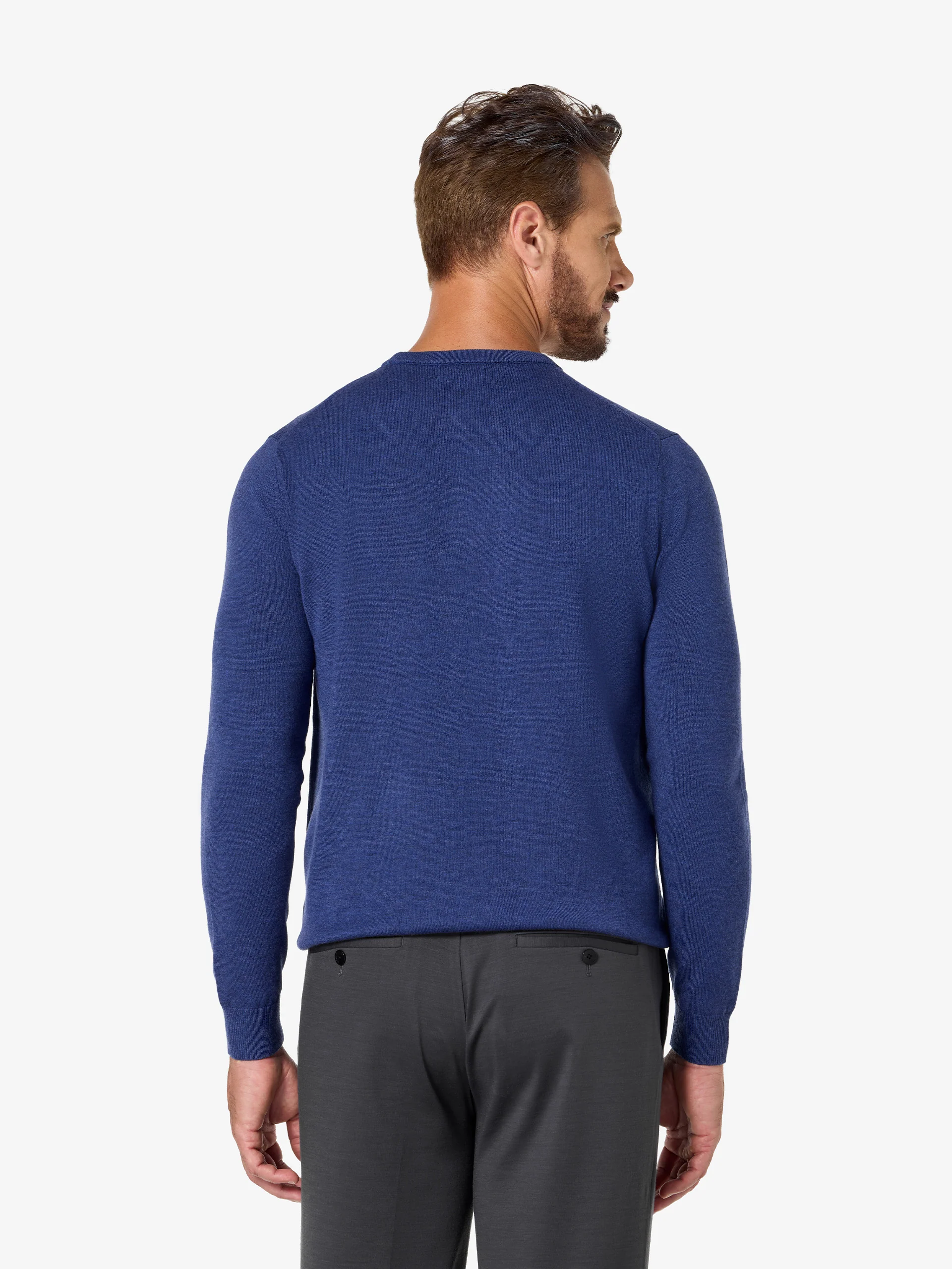 xSweater Merino Crewneck Midweight  - Blue - Image 5