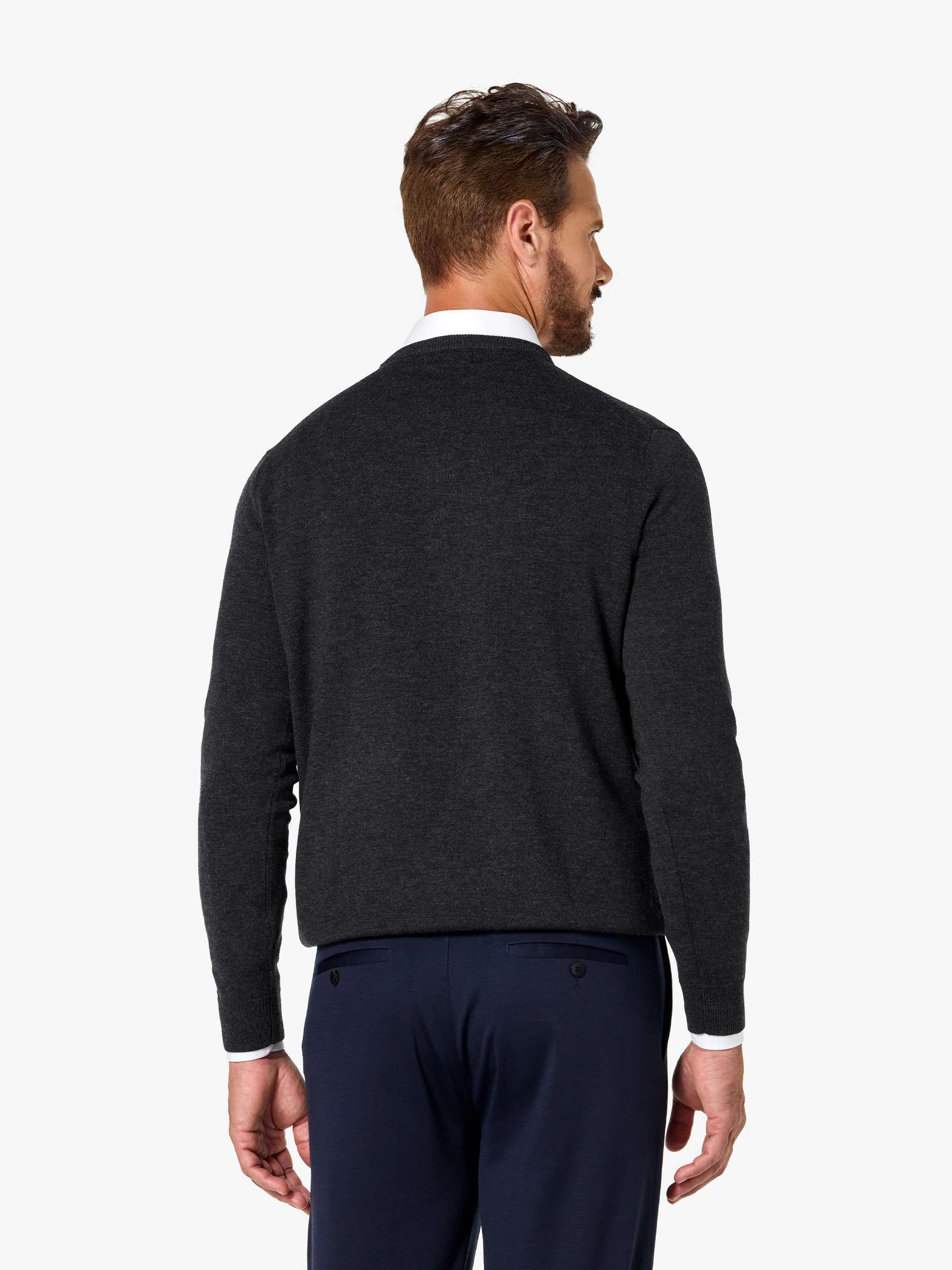 xSweater Merino Crewneck Midweight - Charcoal - Image 5