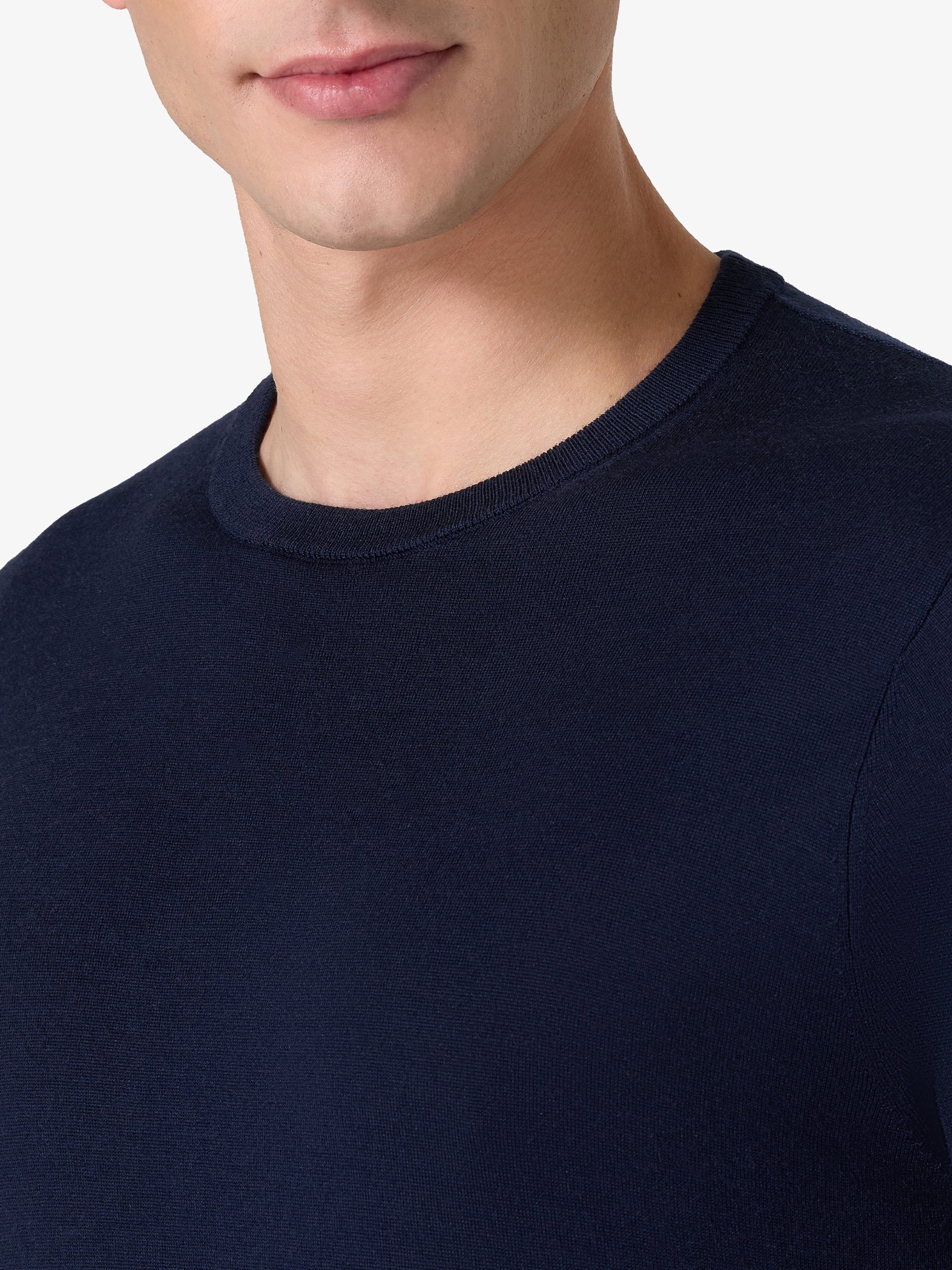 xSweater Merino Crewneck Lightweight - Navy - Image 3