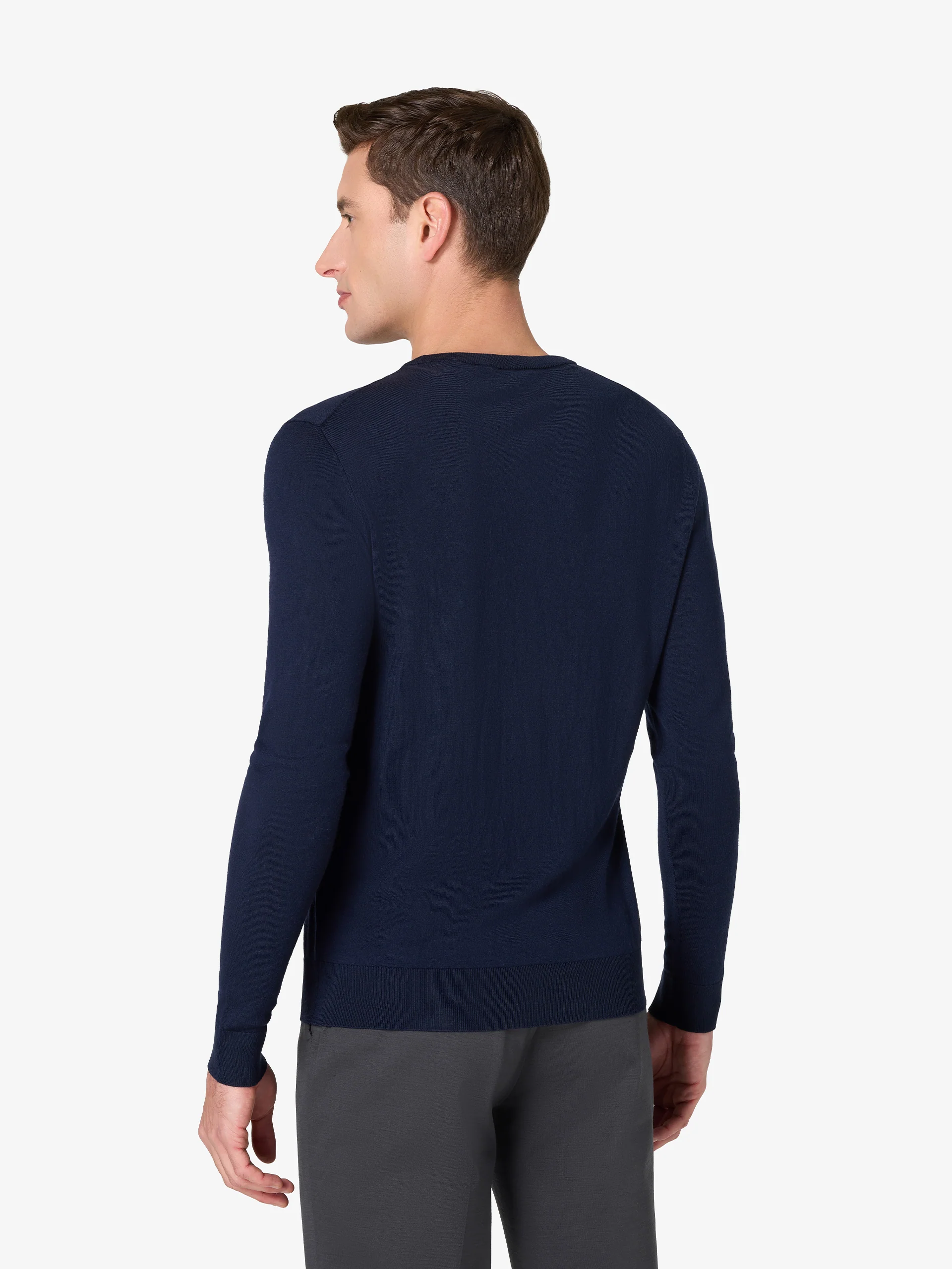 xSweater Merino Crewneck Lightweight - Navy - Image 5