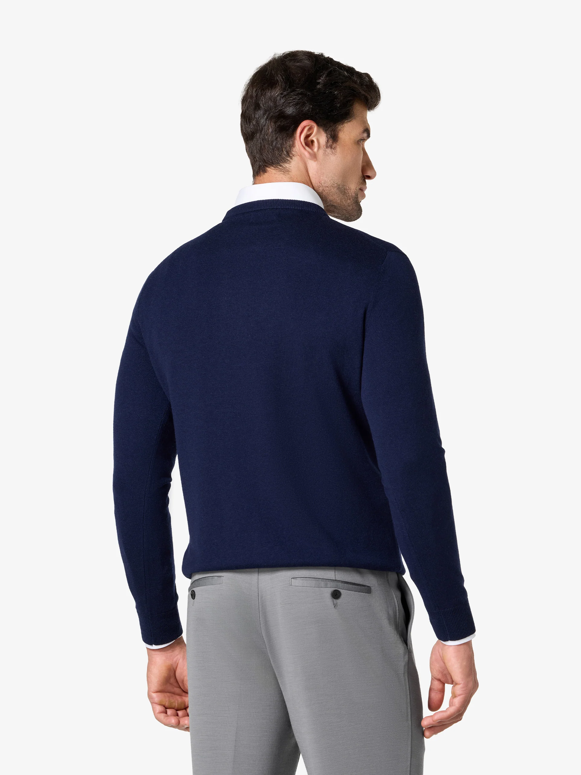 xSweater Merino Crewneck Midweight - Navy - Image 5