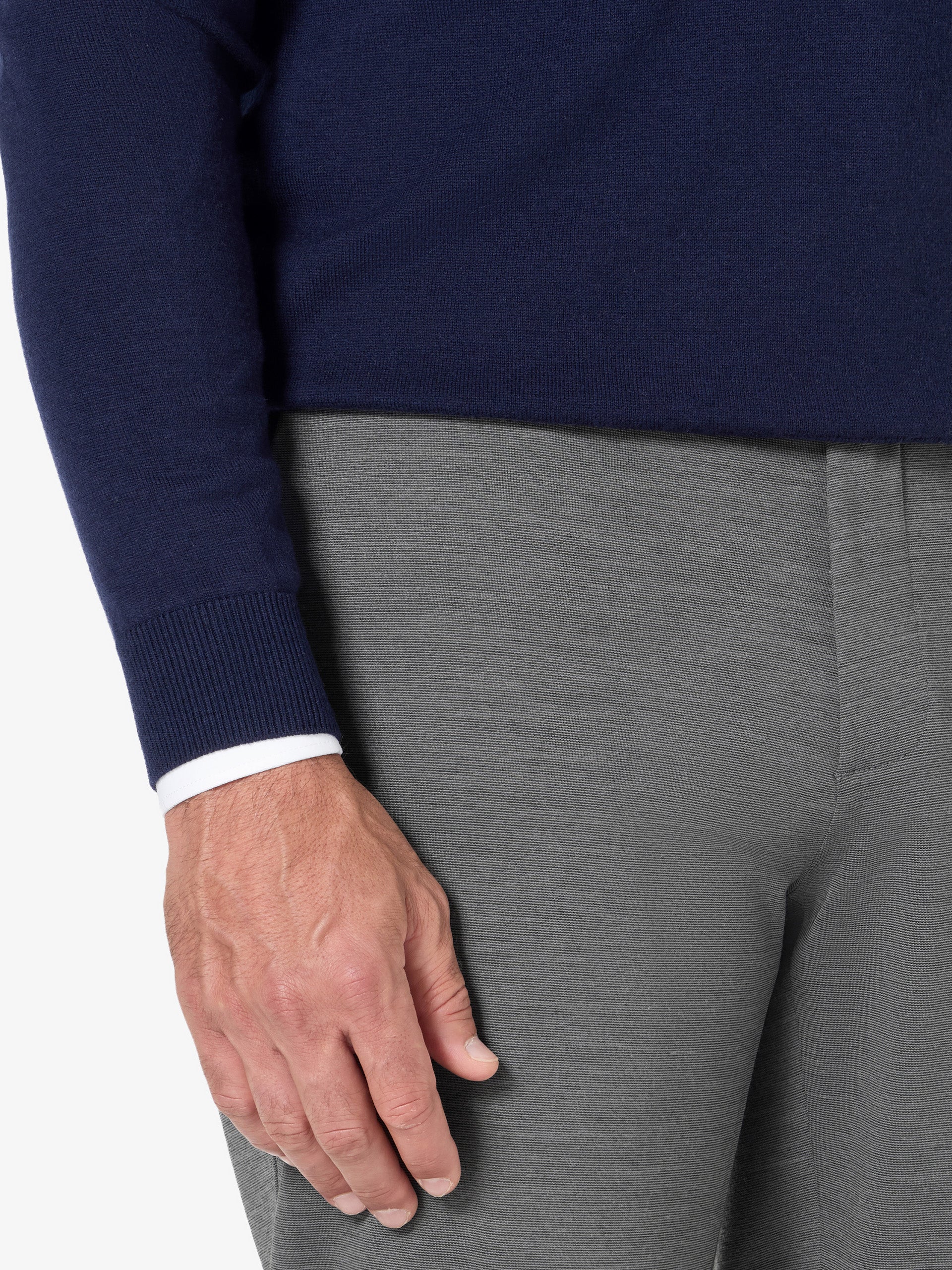 xSweater Merino Half-Zip Midweight - Navy - Image 4